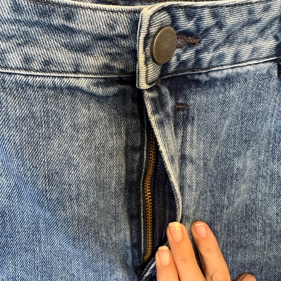 ASOS | Slight Acid Wash Stonewash Denim Plus Size Jean Shorts - Picture 6 of 10